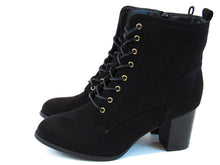Journee Collection Baylor Block Heel Ankle Boot (Women's) - Black - Sz 11 M
