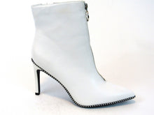 Bar III Briget Front Zip Bootie (Women's) - White - Sz 8 M