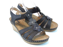 GC  Shoes - Good Choice Beck Wedge Sandal (Women's) - Black - Sz 8.5 M