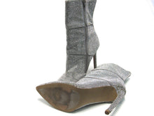 Steve Madden Winona Mid-calf High Heel Boot (Women's) - Silver - Sz 9.5 M