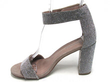 Jeffrey Campbell Lindsay Block Heeled Sandal (Women's) - Silver - Sz 8 M