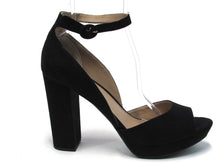 Sun + Stone Reeta Peep Toe Platform Sandal (Women's) - Black - Sz 12 M