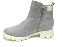 Journee Collection Jeeva Lug Sole Ankle Boot (Women's) - Grey - Sz 8.5 M