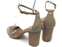 Steve Madden Declair Block Heeled Dress Sandal (Women's) - Biege - Sz 7 M