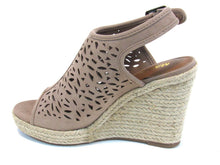Madeline Girl Verve Platform Wedge Sandal (Women's) - Woodsmoke - Sz 6 M