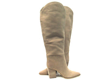 Steve Madden Croft Nubuck Western Pointed Toe Boots (Women's) - Natural - Sz 6 M