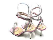 Mach & Mach Double Bow Ankle-Strap Heeled Sandal (Women's) - Pink - Sz 40 EU