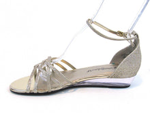 Easy Street Tarrah Wedge Dress Sandal (Women's) - Gold - Sz 9 W