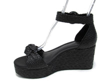 On 34th Nihari Ankle-Strap Platform Wedge (Women's) - Black - Sz 8.5 M