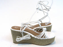 Journee Catalinn Espadrille Platform Wedge (Women's) - White - Sz 11 M