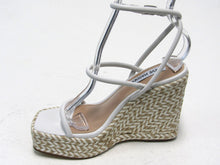 Steve Madden Unify Ankle-Strap Wedge Sandal (Women's) - White - Sz 5.5 M