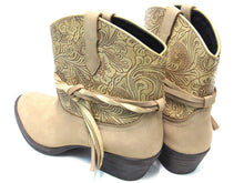 Dingo Valerie Cowboy Bootie (Women's) - Tan - Sz 9 M