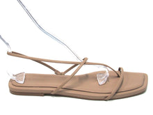 Steve Madden Lynley Slingback Flat Sandal (Women's) - Natural - Sz 11 M