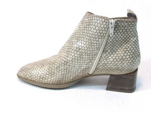 Hispanitas Embossed Patent Pointed Toe Bootie (Women's) - Natural - Sz 37.5 EU