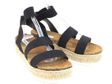 Steve Madden Kimmie Flatform Espadrille Sandal (Women's) - Black - 11 M; 43.5 EU