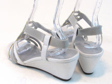 Karen Scott Denice Slingback Wedge Sandal (Women's) - Silver - Sz 9 M
