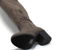 Journee Collection Sana Over The Knee Boot (Women's) - Taupe - Sz 11 M