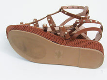 Aqua Kimm Studded Platform Sandal - Cognac - 8.5 M