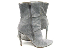 Steve Madden Winona Mid-calf High Heel Boot (Women's) - Silver - Sz 9.5 M
