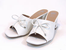 GC Shoes Adison Heeled Slide Sandal (Women's) - White - Sz 7.5 M