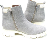 Journee Collection Jeeva Lug Sole Ankle Boot (Women's) - Grey - Sz 8.5 M