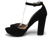 Sun + Stone Reeta Peep Toe Platform Sandal (Women's) - Black - Sz 12 M