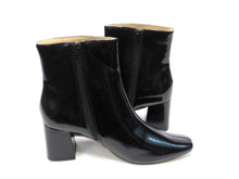 Journee Collection Haylinn Faux Patent Ankle Boot (Women's) - Black - Sz 9.5 M