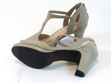 Easy Street Flash Heeled T-Strap Sandal (Women's) - Nude - Sz 10 W