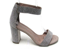Jeffrey Campbell Lindsay Block Heeled Sandal (Women's) - Silver - Sz 8 M