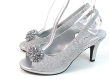 Karen Scott Breena Slingback Peep Toe Pumps (Women's) - Silver - Sz 6.5