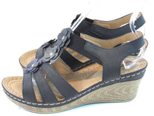 GC  Shoes - Good Choice Beck Wedge Sandal (Women's) - Black - Sz 8.5 M
