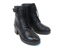 Steve Madden Lug Sole Combat Boot (Women's) - Black - Sz 9 M; 40 EU