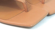 Open Edit Quentin Heeled Square Toe Sandal - Tan - 7.5 M; 37.5 EU