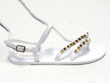 Olivia Miller Tramore Ankle-Strap Jelly Sandals (Women's) - White - Sz 8 M