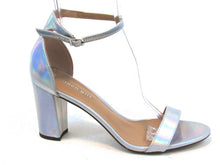 Madden Girl Beella Two-Piece Block Heeled Sandal (Women's) - Silver - Sz 10 M