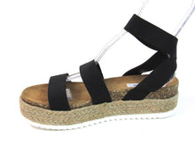 Steve Madden Kimmie Flatform Espadrille Sandal (Women's) - Black - 11 M; 43.5 EU