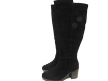 Lucky Brand Bonnay Knee-high Block Heel Boot (Women's) - Black - Sz 7.5 W - XWC