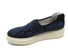 Franco Sarto L-Lin Platform Fashion Sneaker (Women's) - Blue/Black - Sz 8 M