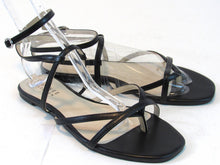 Journee Collection Serissa Strappy Flat Sandal (Women's) - Black - Sz 11 M