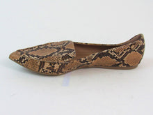 Steve Madden Feather Loafer Flats (Women's) - Snake Print - Sz 8 M Left; 7.5 Rt