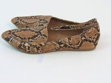Steve Madden Feather Loafer Flats (Women's) - Snake Print - Sz 8 M Left; 7.5 Rt
