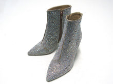 Betsey Johnson Cady Rhinestone Bootie (Women's) - Silver - Sz 7.5 M