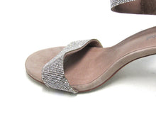 Jeffrey Campbell Lindsay Block Heeled Sandal (Women's) - Silver - Sz 8 M