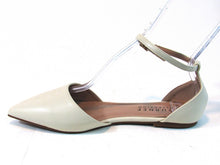 Journee Collection Reba Pointed Toe Flat Sandal (Women's) - Cream - Sz 8.5 W
