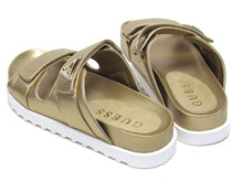 Guess Fabula Lug Sole Flat Sandal (Women's) - Gold - Sz 7 M
