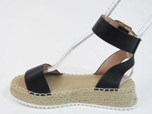 Olivia Miller Almond Beach Espadrille Sandal (Women's) - Black - 8 M