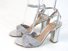 Badgley Mischka Nicoline Heeled Dress Sandal (Women's) - Silver - 9 M; 40 EU