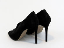 Vince Camuto Rallien Peep Toe Suede Pump - Black - 8.5 M; 39 EU
