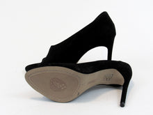 Vince Camuto Rallien Peep Toe Suede Pump - Black - 8.5 M; 39 EU