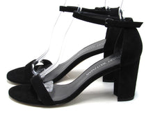 Stuart Weitzman Nearlynude Block Heeled Sandals (Women's) - Black - Sz 8.5 M